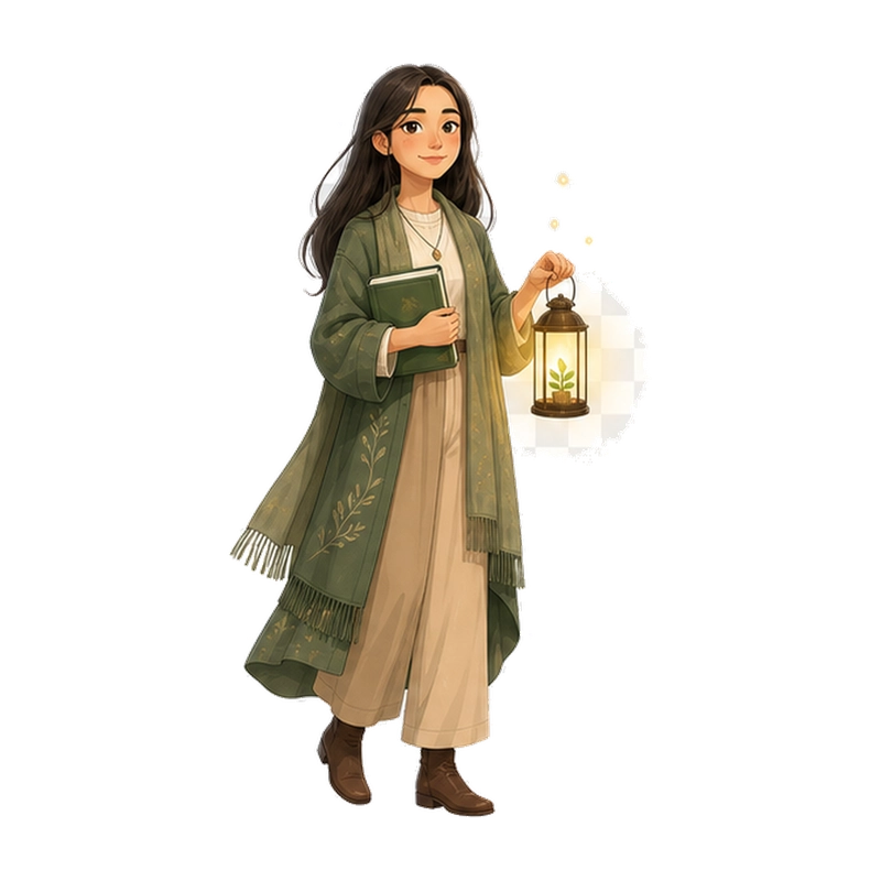 INFJ MBTI personality type illustration for The Advocate