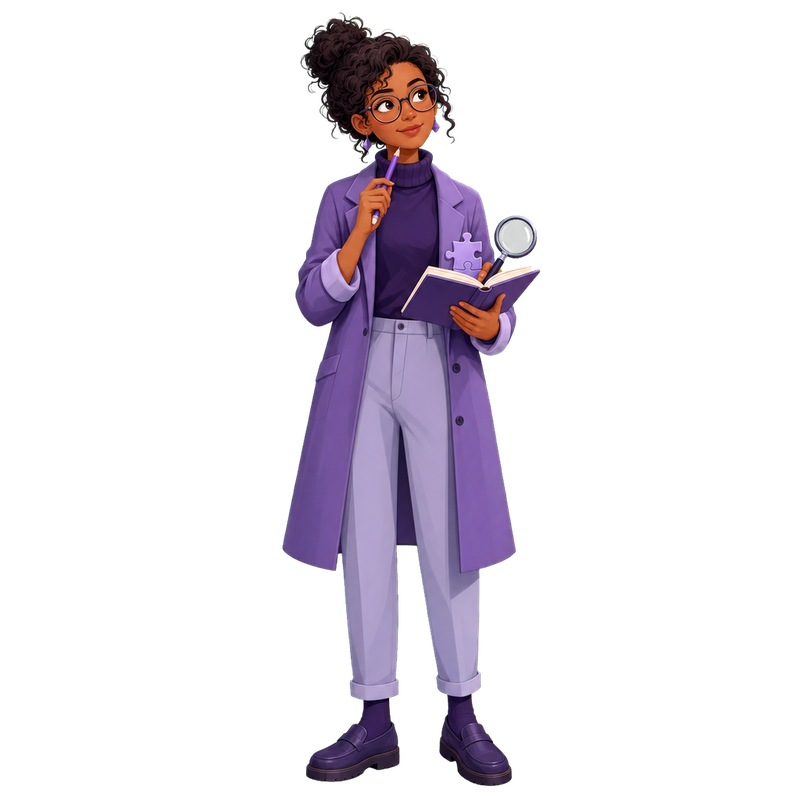 INTP MBTI personality type illustration for The Logician