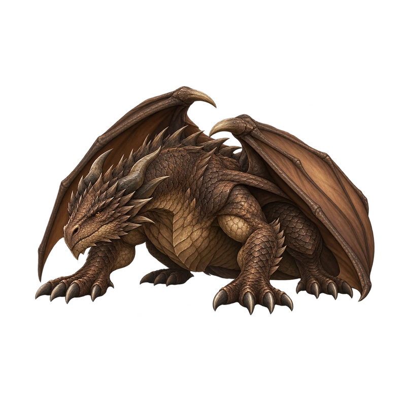 Brown Dragon result illustration