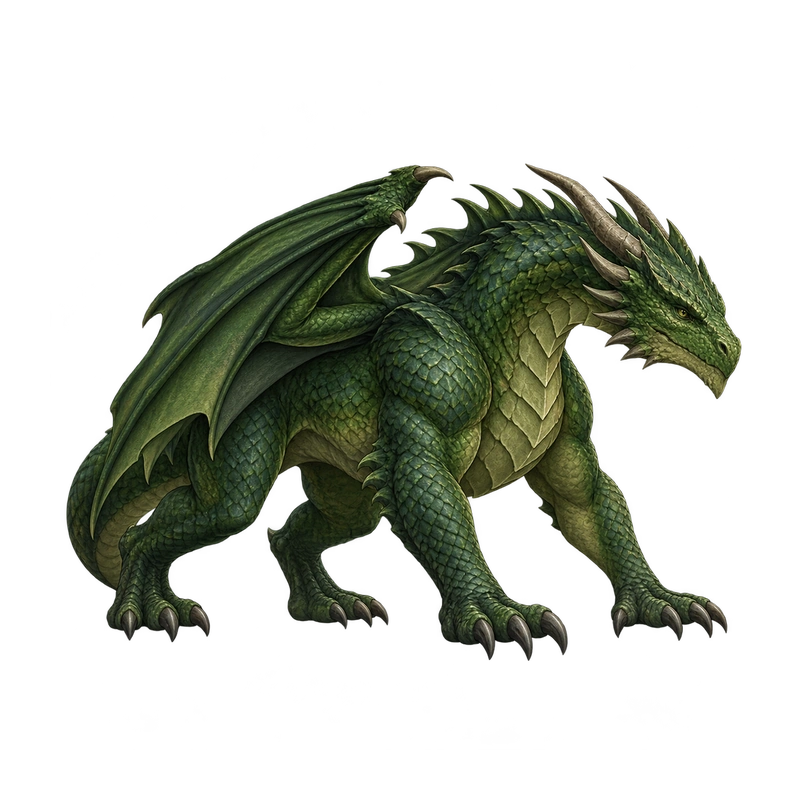 Green Dragon result illustration