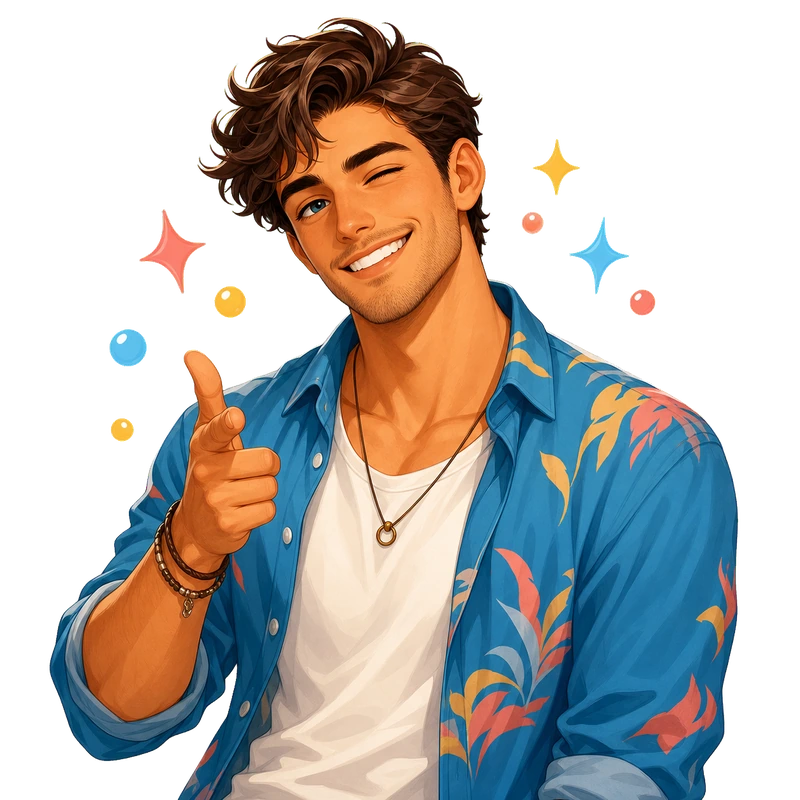 The Playful Flirt result illustration