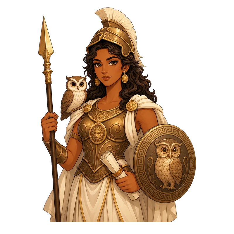 Athena - The Wise Strategist result illustration